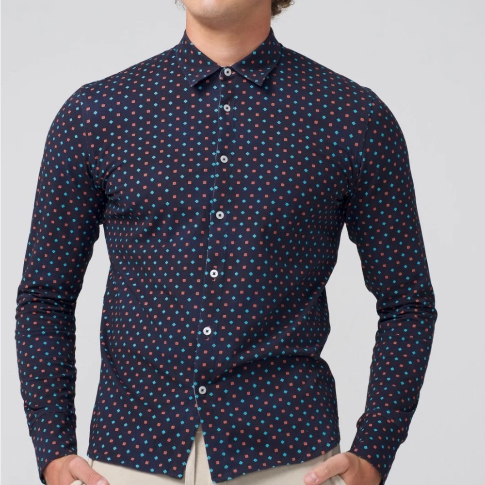 Goodman Flex Pro Lite On Point Shirt-Blue Blocks SZ XL